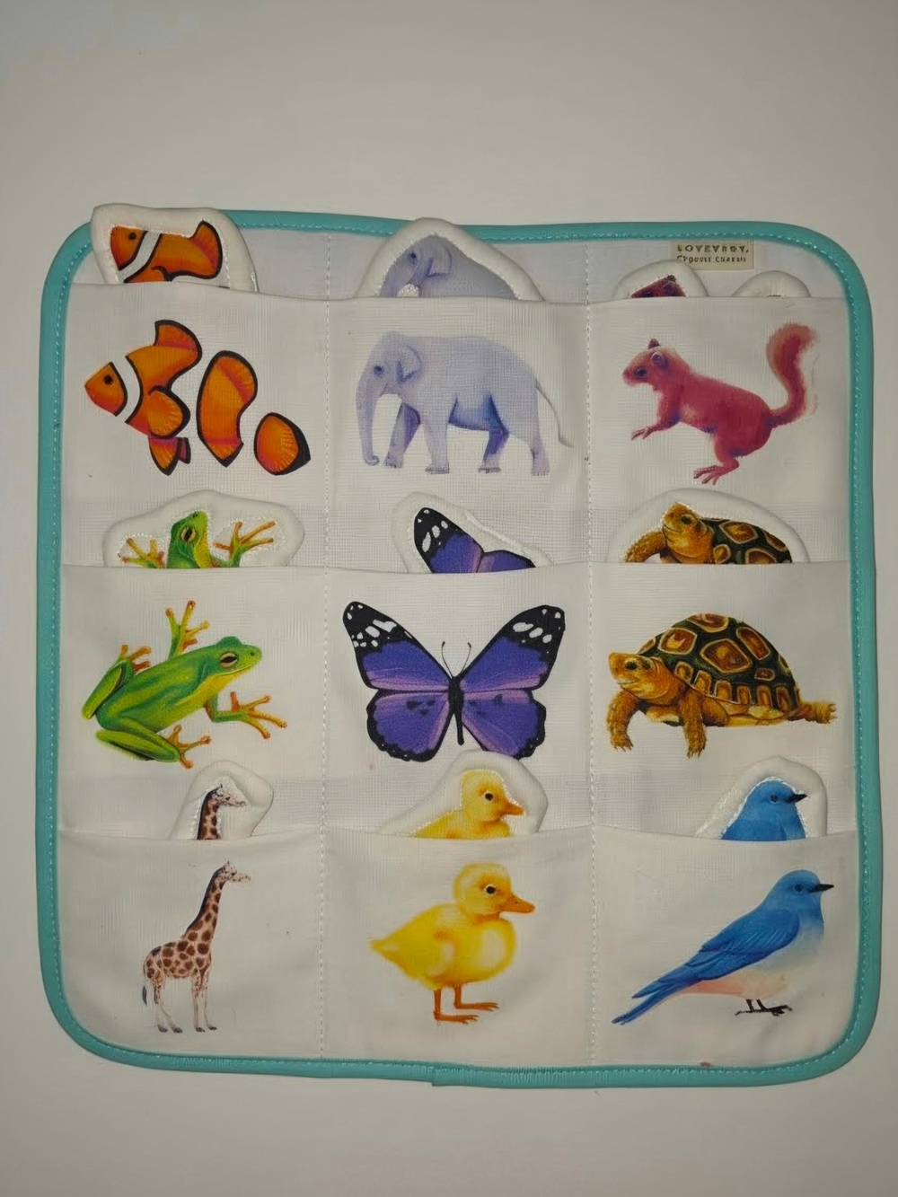 Lovevery Quilted Critter Pockets